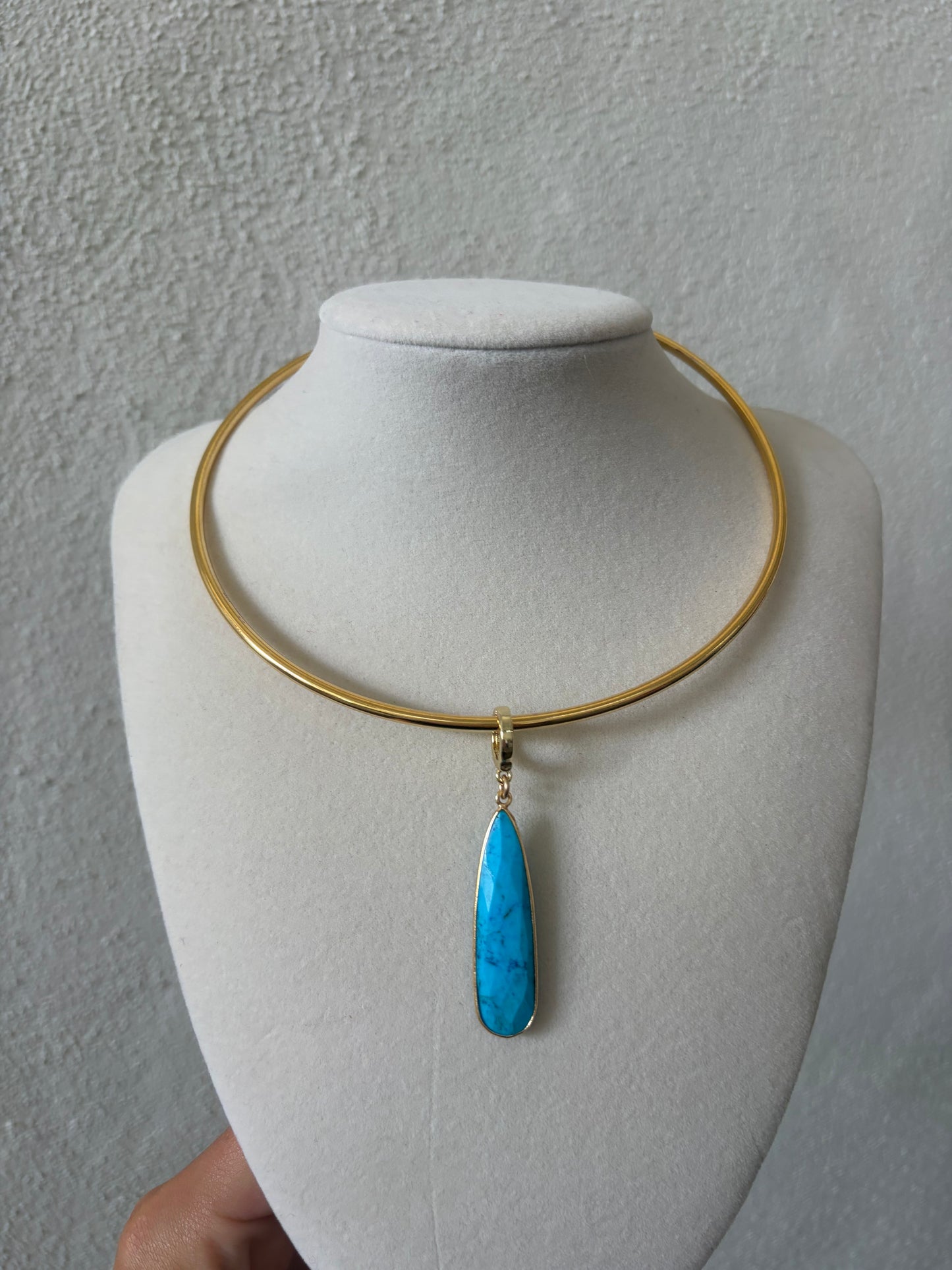 Knotty Bling - Long Turquoise