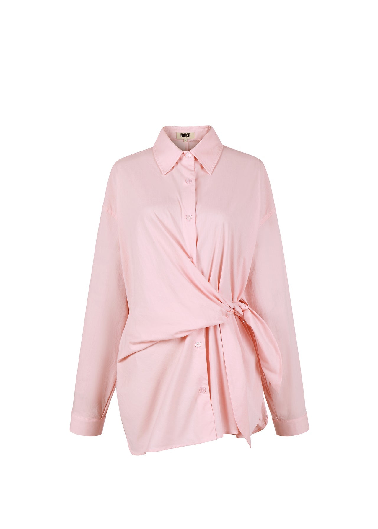 Pink Side Tie Shirt