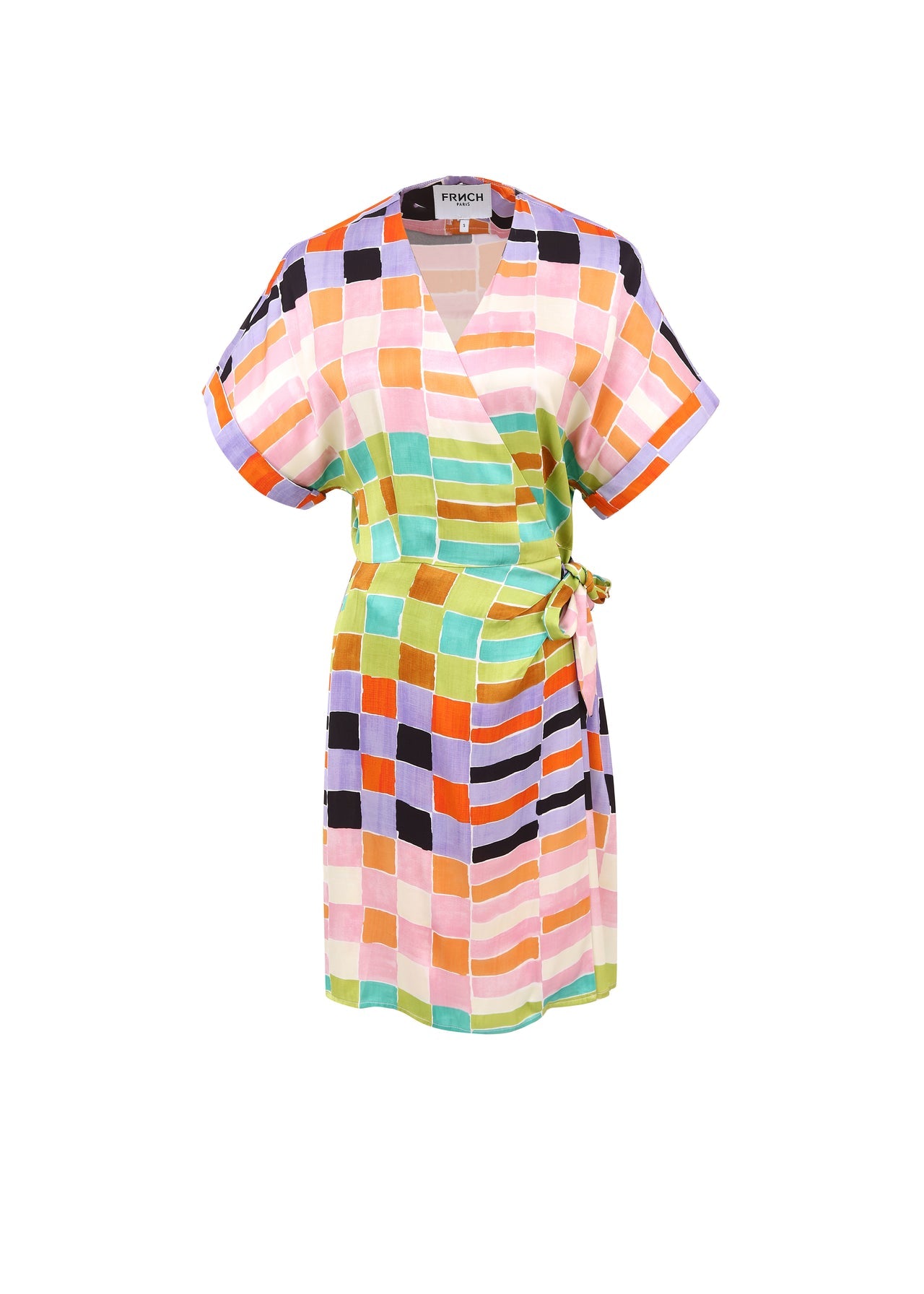 Multicolor Paige Wrap Dress