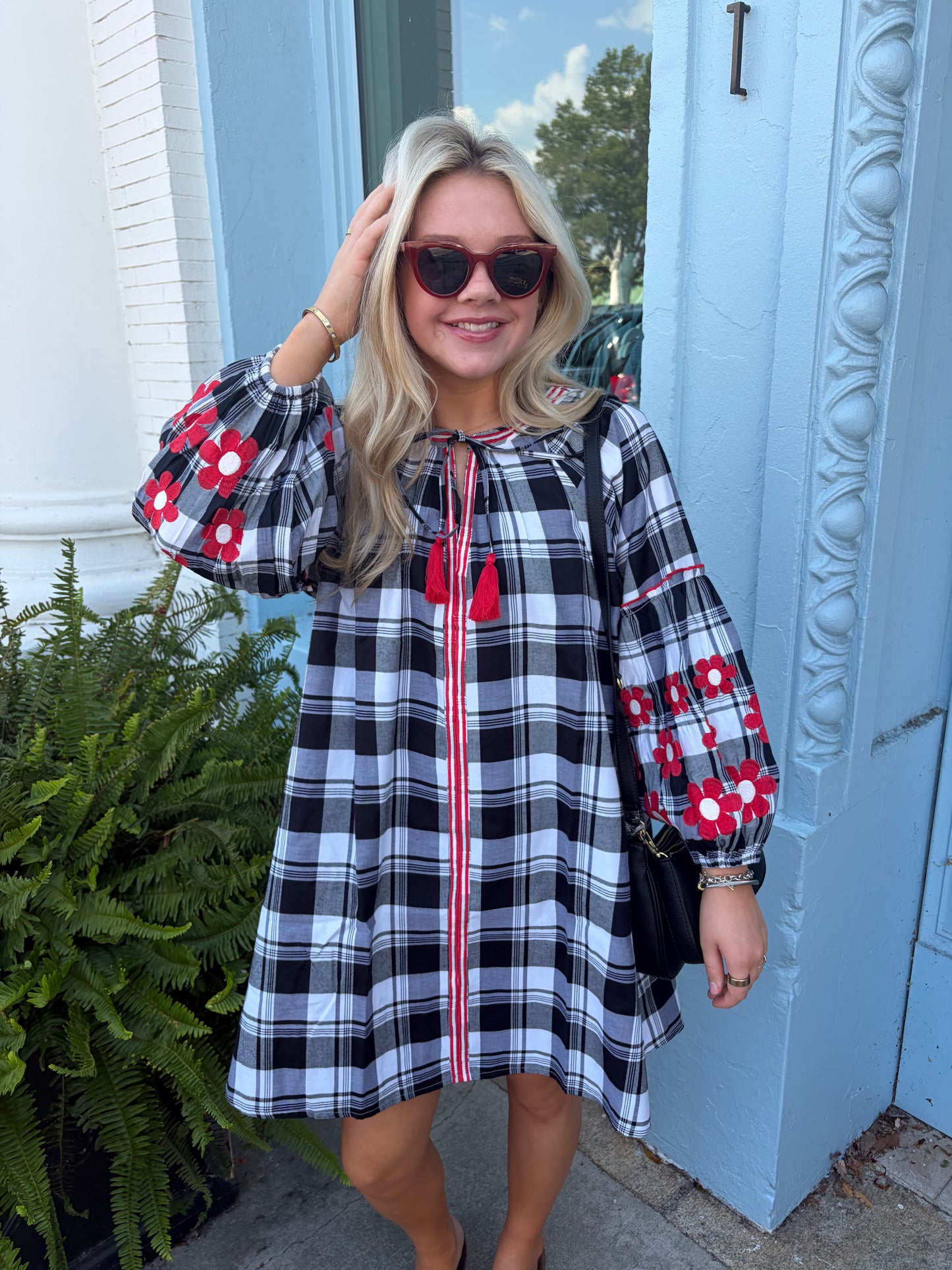 Tela - Football Plaid - Red/Black
