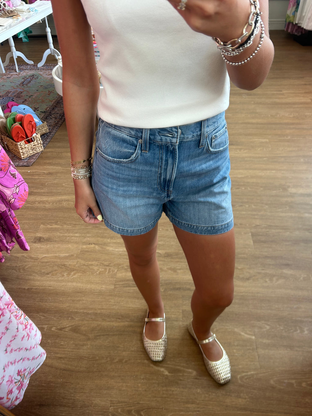 Saige High Rise Shorts