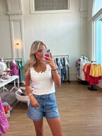 The Corinne Tank - White