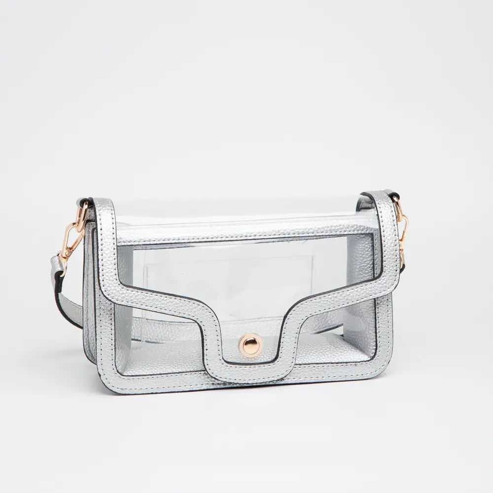 Envelope Stadium Bag - Silver