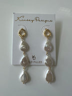 Evie Pearl Drop Earrings