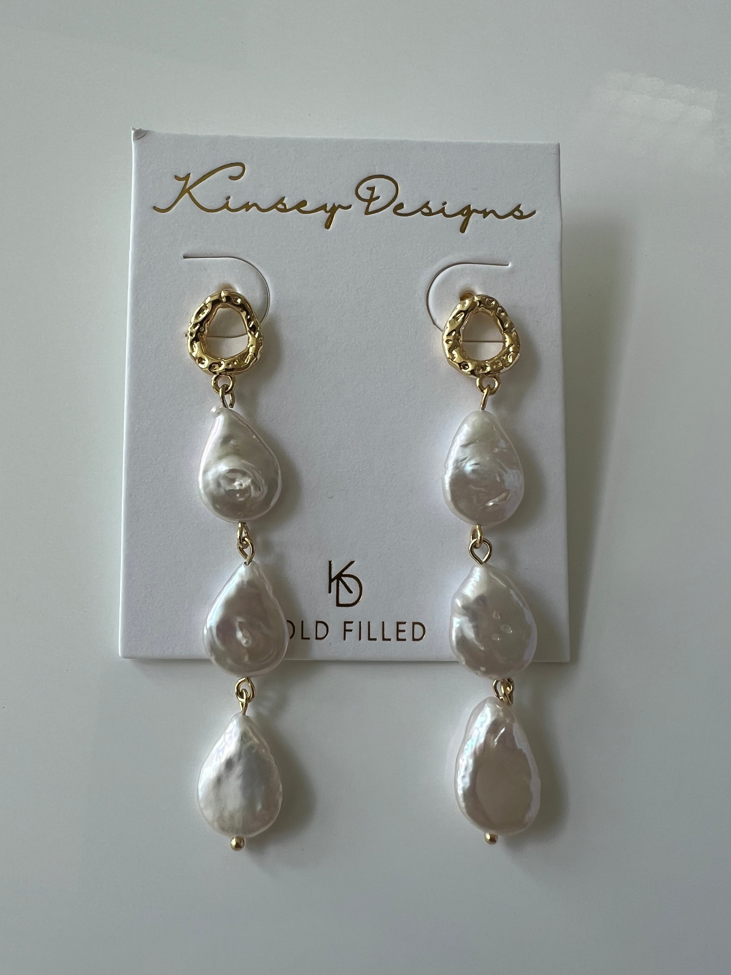 Evie Pearl Drop Earrings