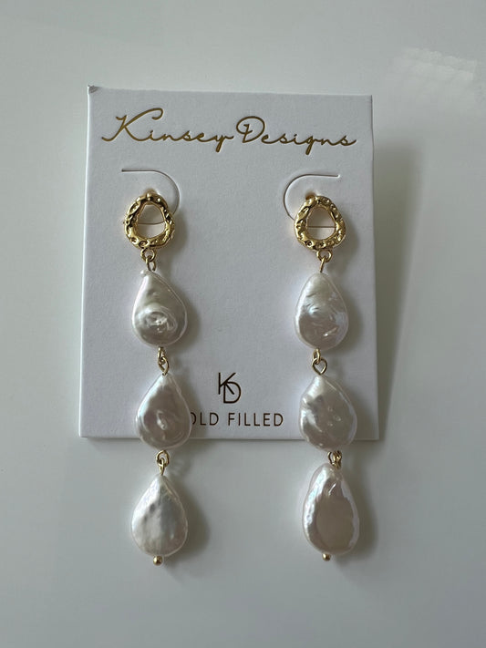 Evie Pearl Drop Earrings