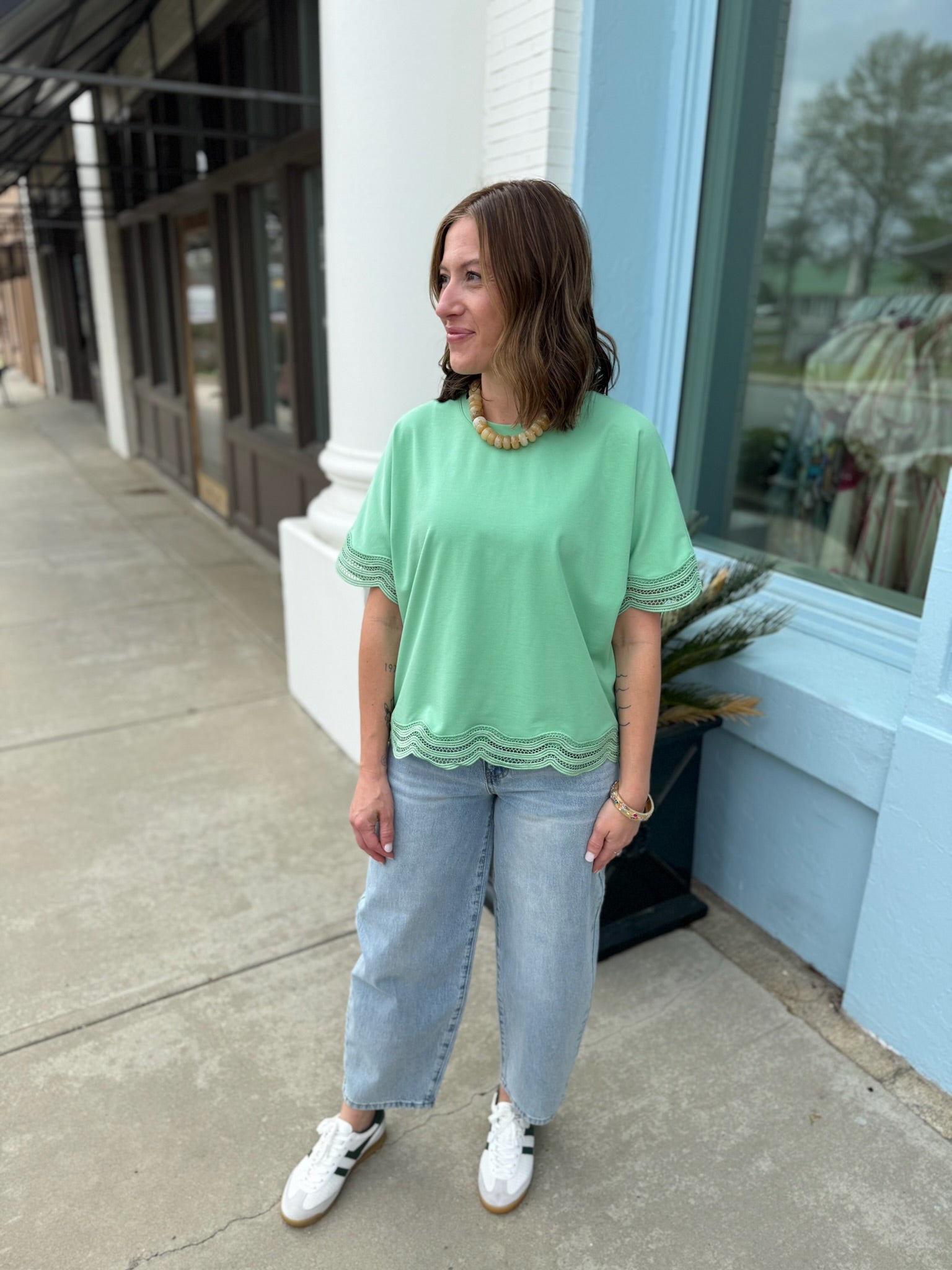 The Mary Top- Green