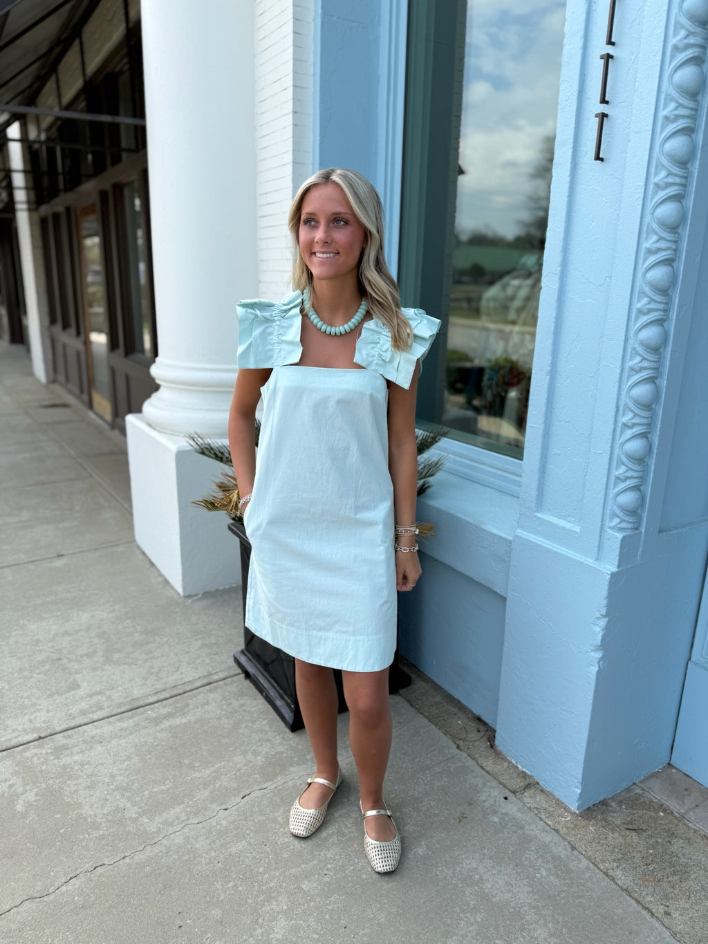 The Oaklee Dress - Mint