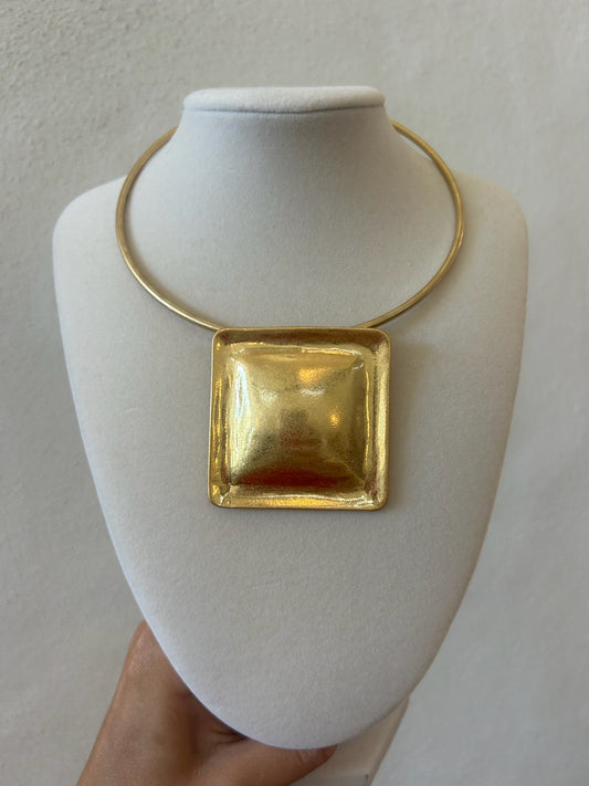 Open Square Necklace