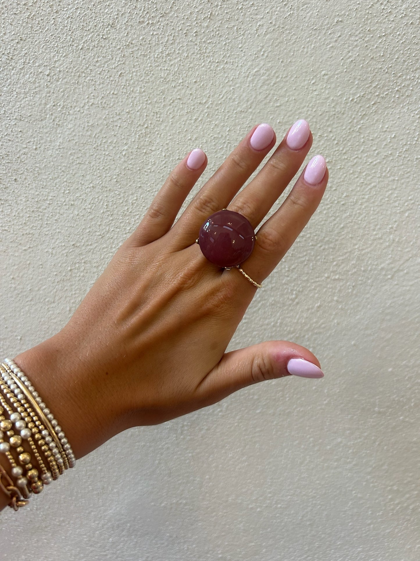 Scarf Ring - Purple