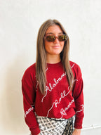 Alabama Crimson Tide Love Letter Sweater