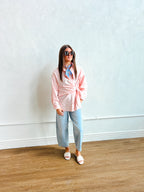 Pink Side Tie Shirt