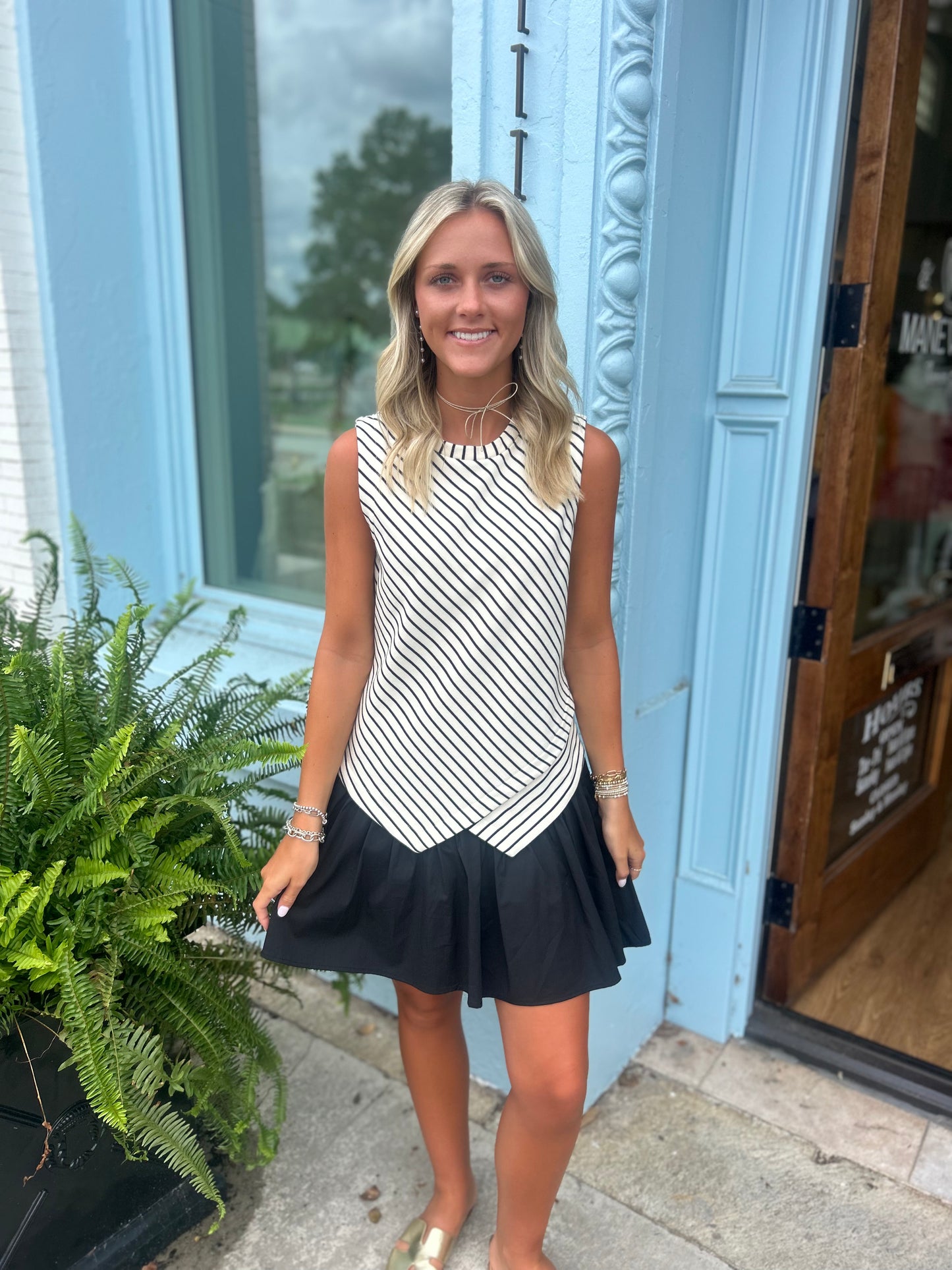 The Marley Wrap-Over Mini Dress