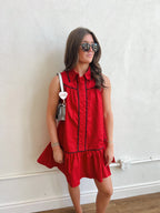 The Blake Red and Black Dress