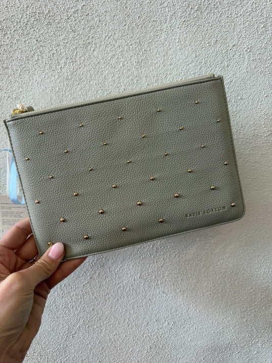 Tassel Charm Pouch- Grey