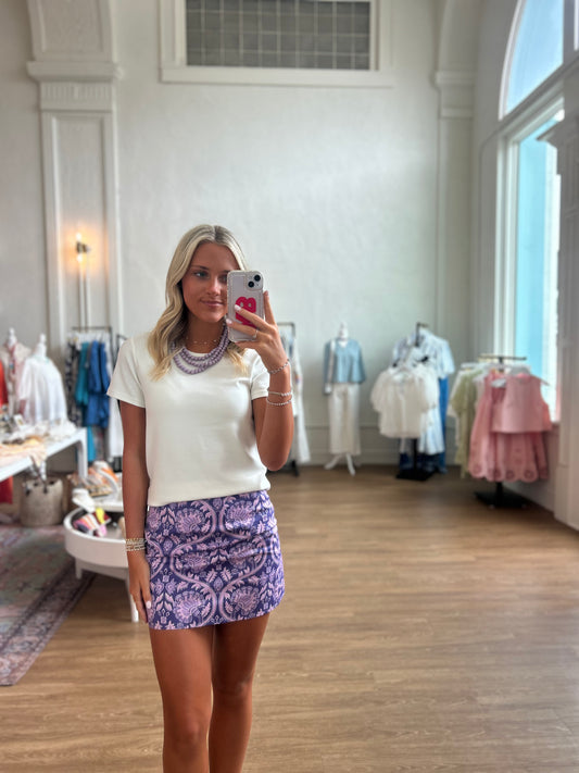 The Della Skirt - Purple