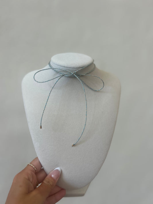 The Cord Necklace- Turquoise