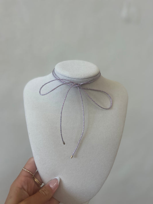 The Cord Necklace- Lavender