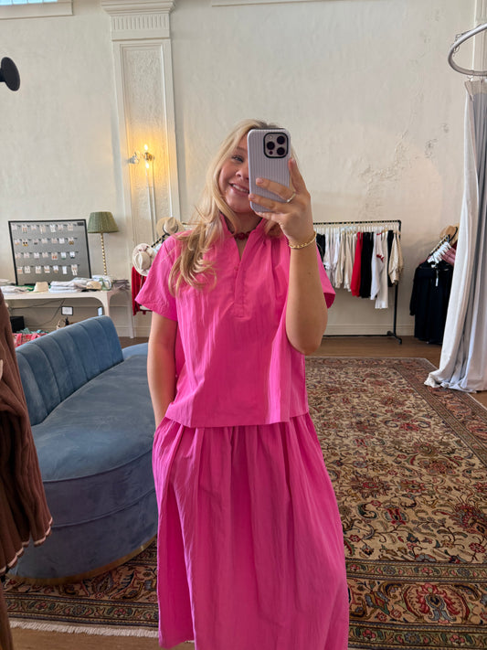 The Blaire Top- Pink