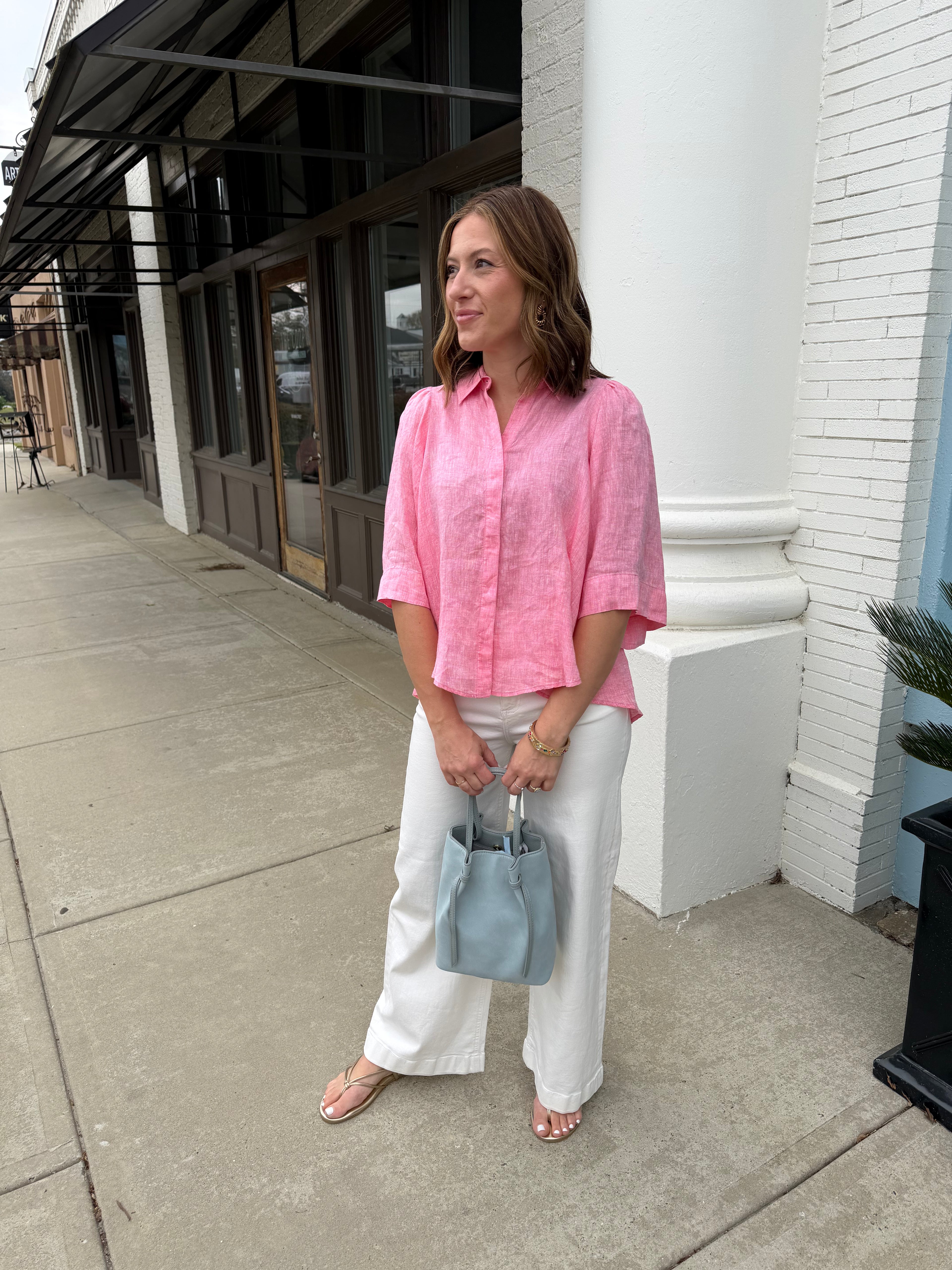 The Maggie Linen Top