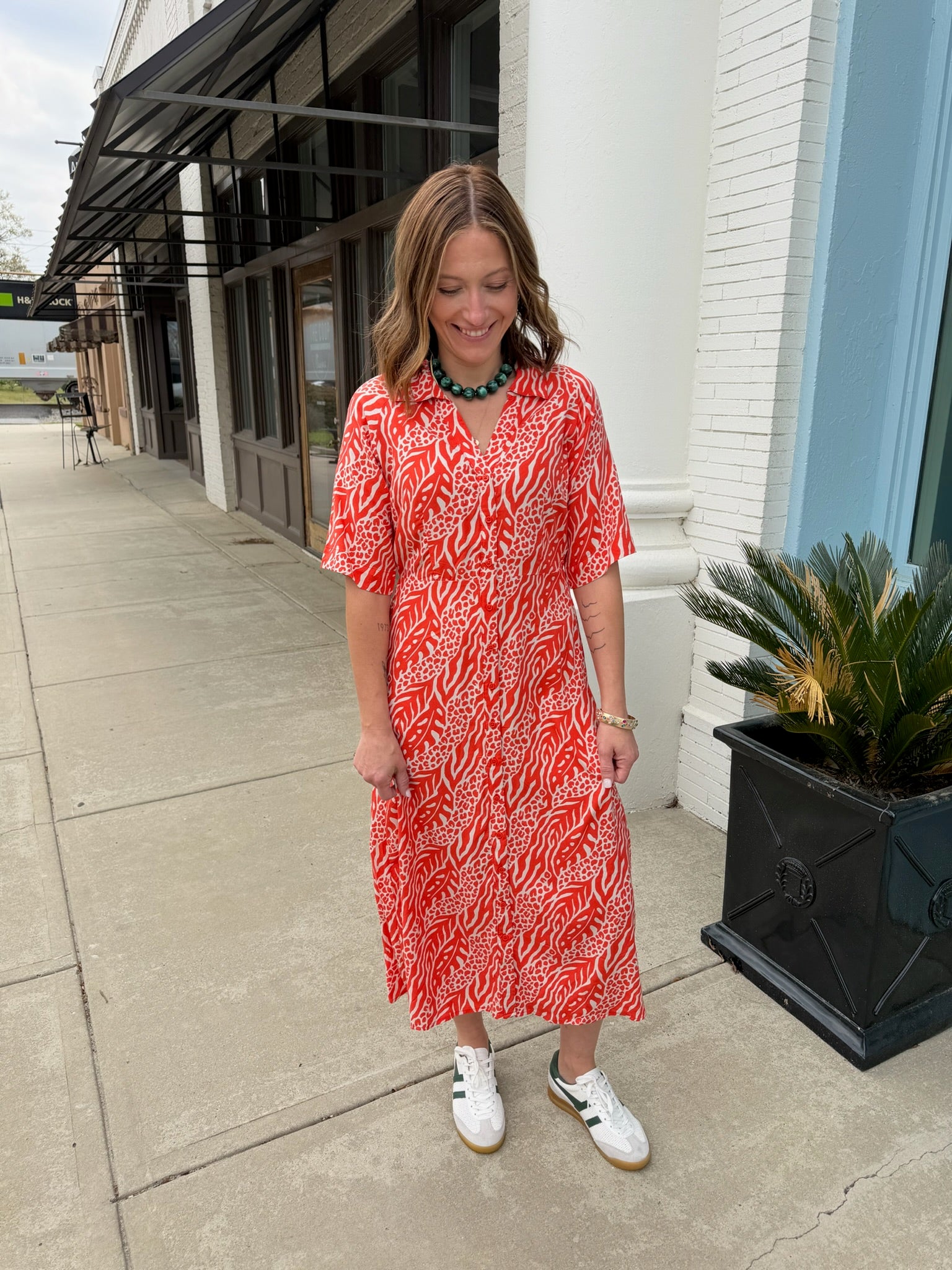 The Joella Dress- Orange