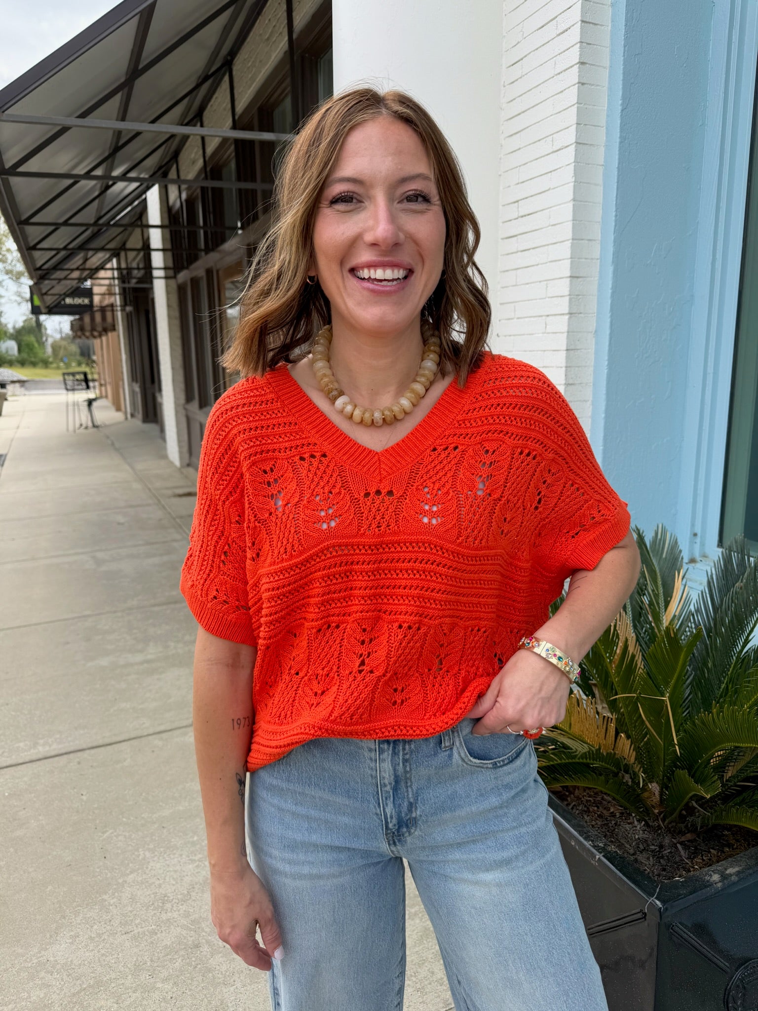 The Virgina Top- Orange