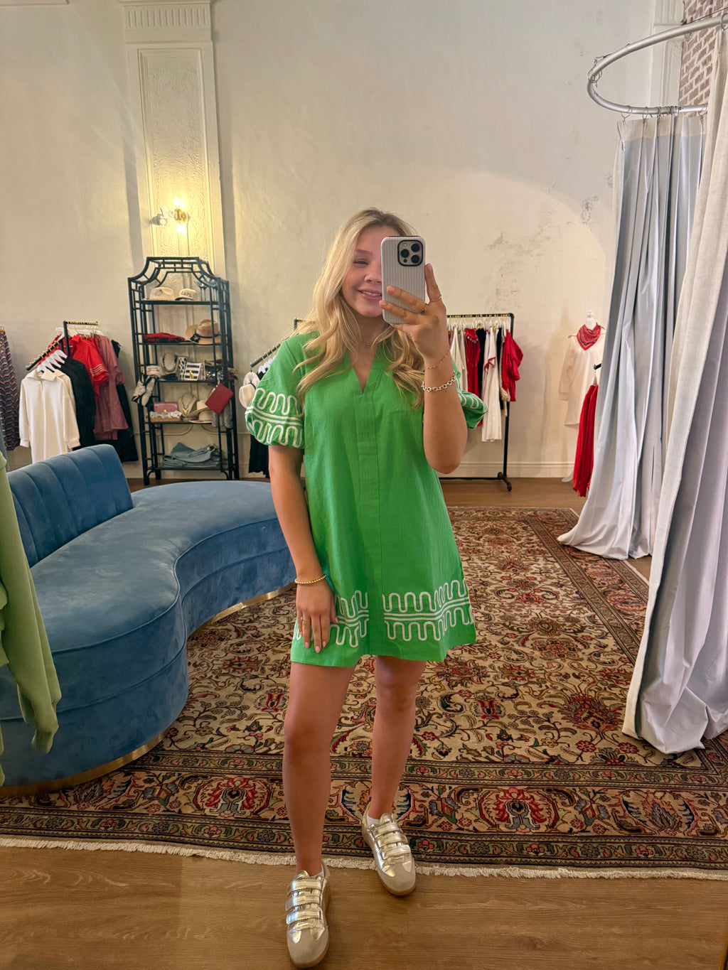 The Regina Dress- Green