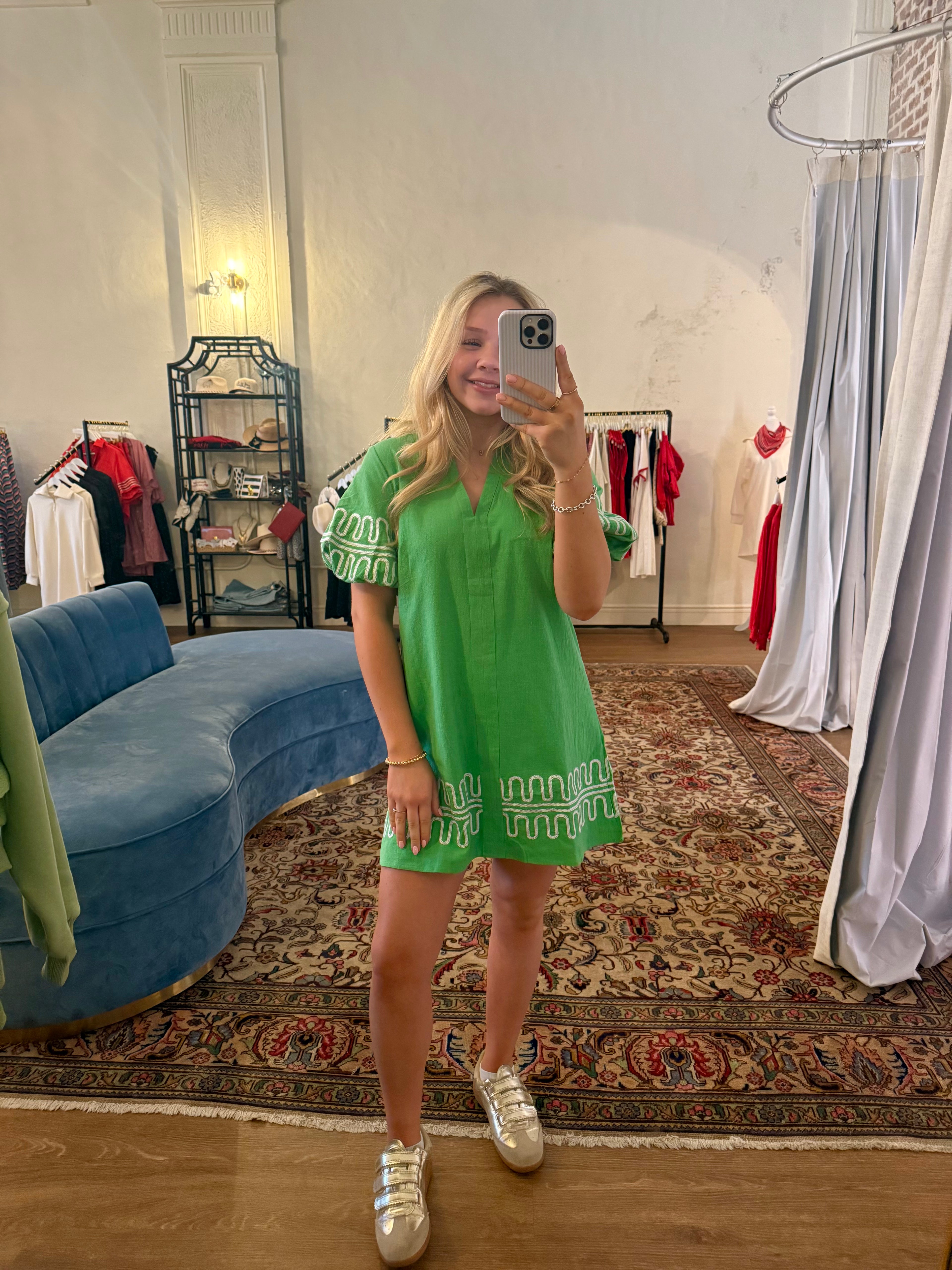 The Regina Dress- Green