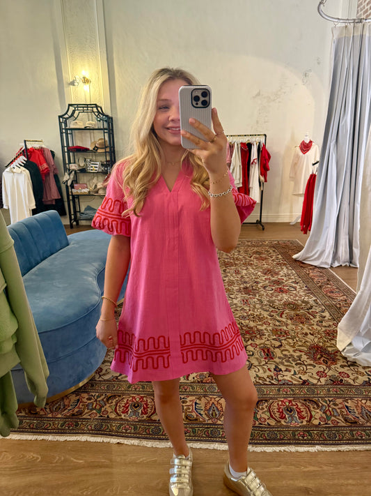 The Regina Dress- Pink