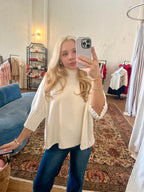The Remi Sweater - White