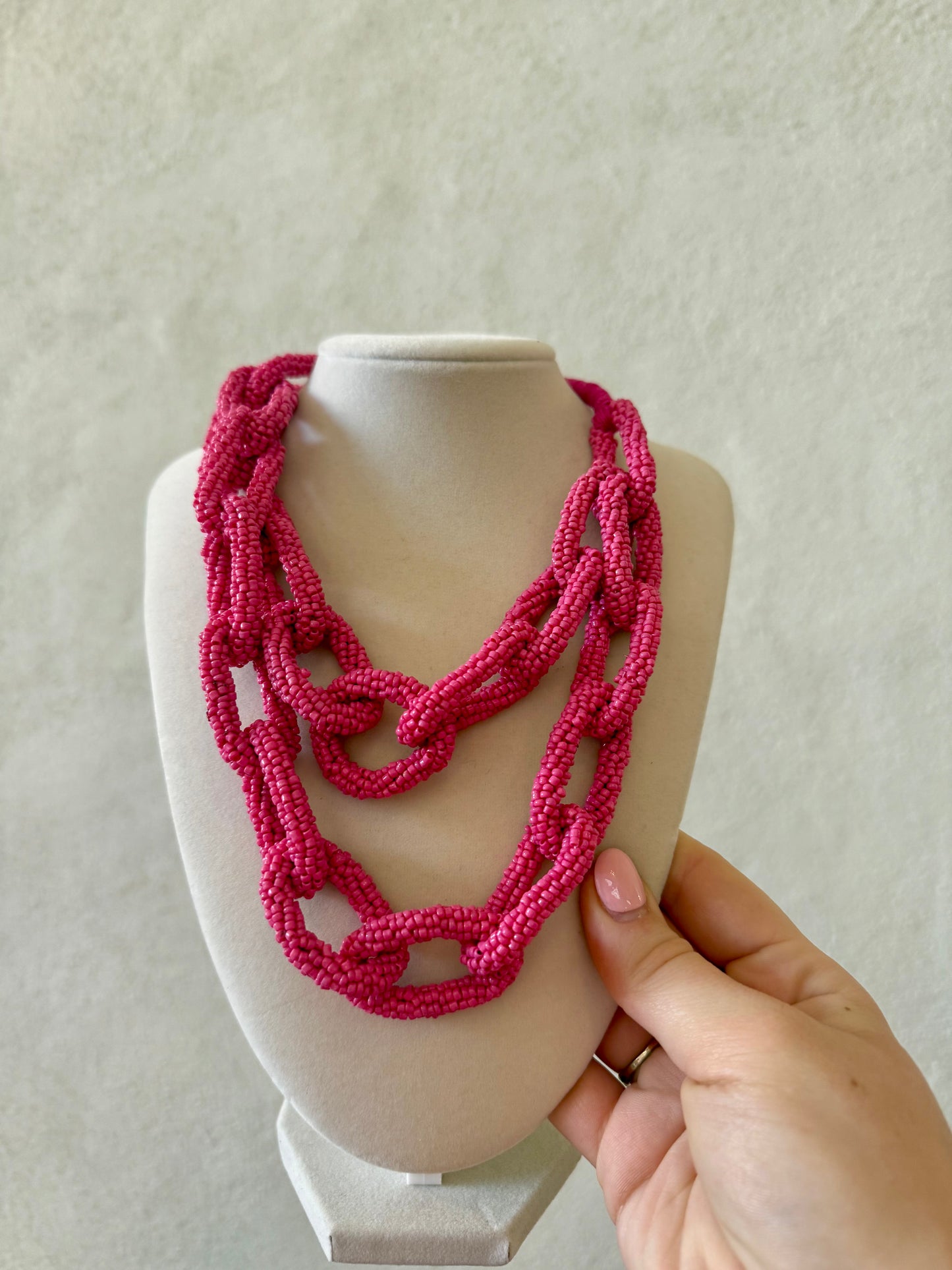 The Palmer Necklace - Pink