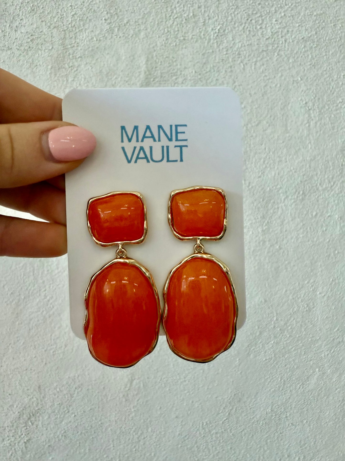 The Citrus Geo Hoops
