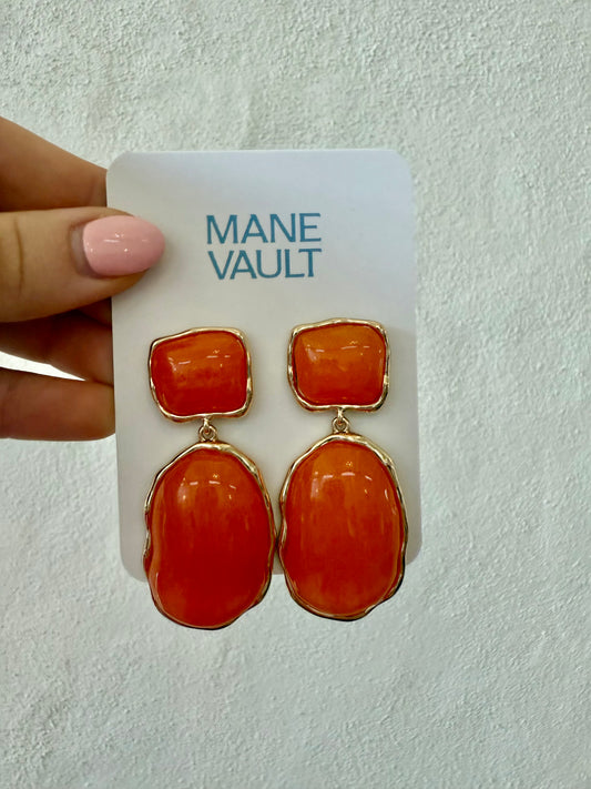 The Citrus Geo Hoops