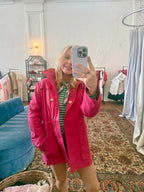 Ciao Milano Tess Rain Jacket- Hot Fuschia