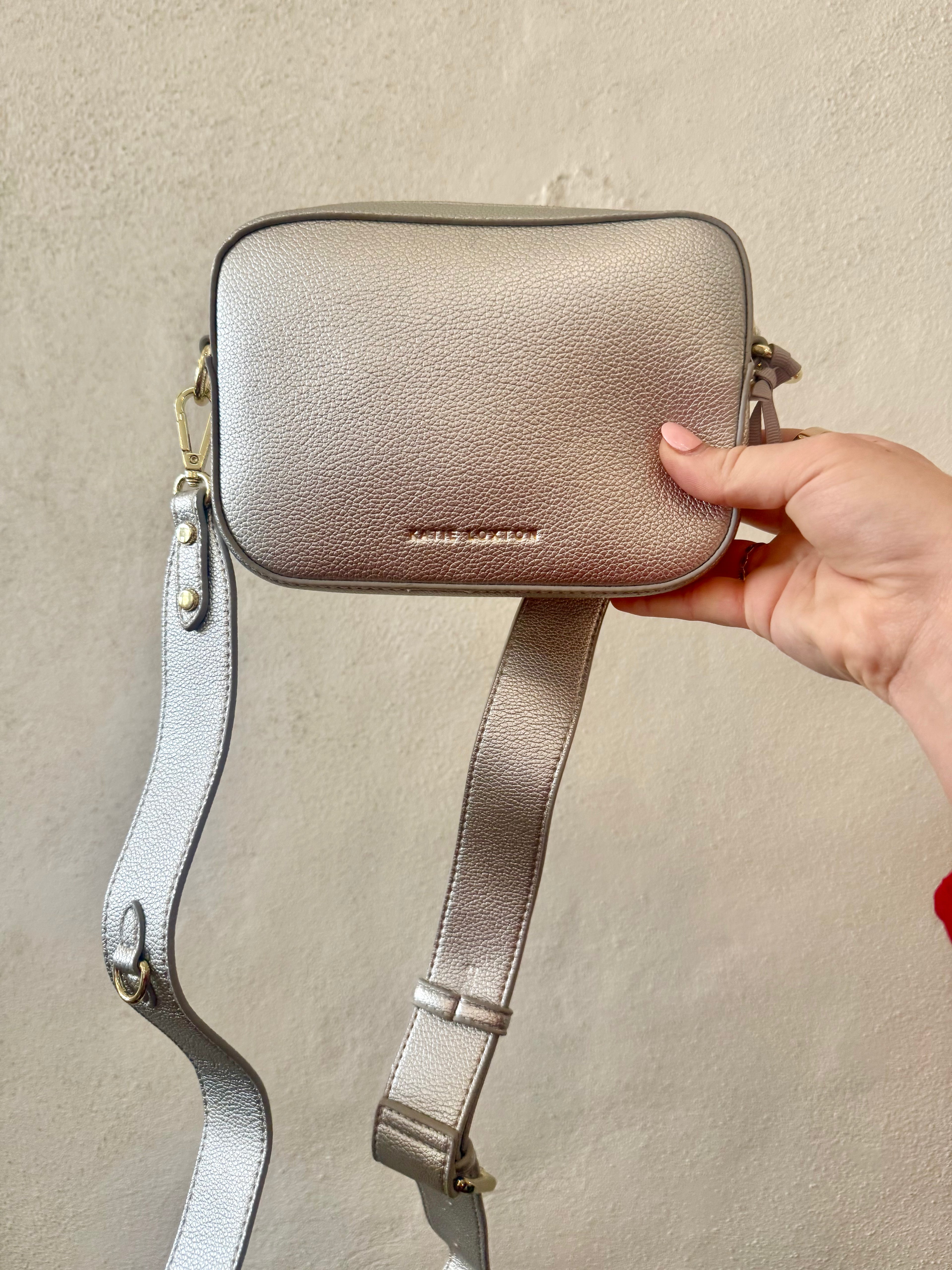 Zana Mini Crossbody Bag- Silver