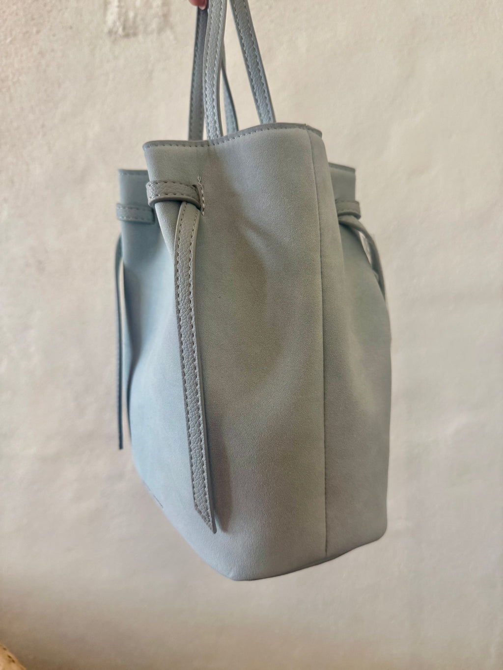 Celina Bucket Bag- Blue Mint