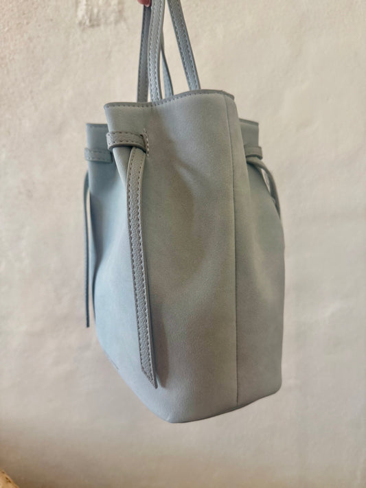 Celina Bucket Bag- Blue Mint