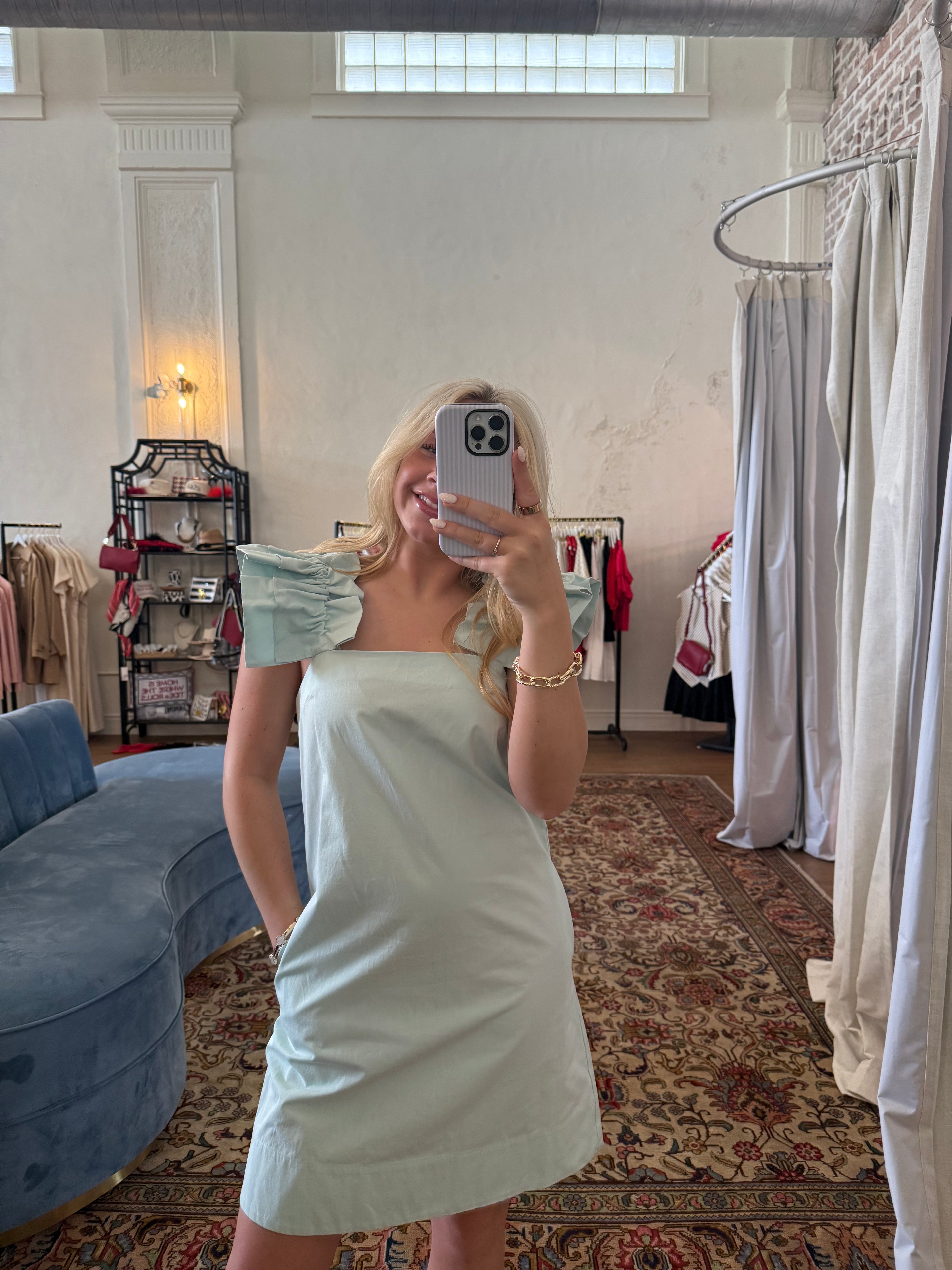 The Oaklee Dress - Mint