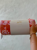The Lounger Beach Towel- Orange and Pink