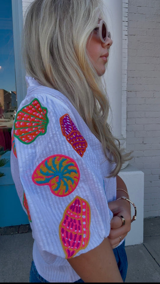 The Shelly Embroidered Top