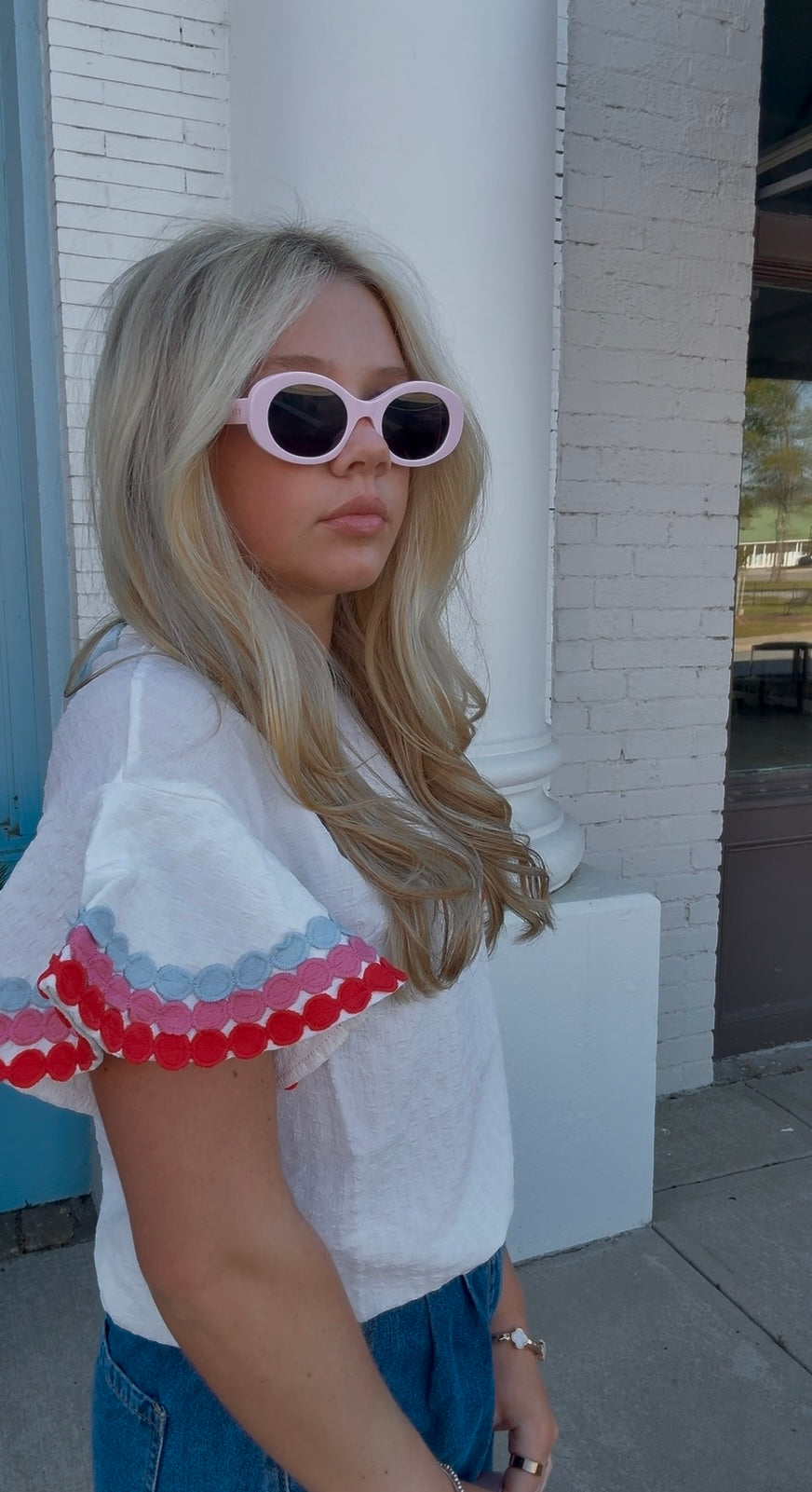 The Stacy Top- white