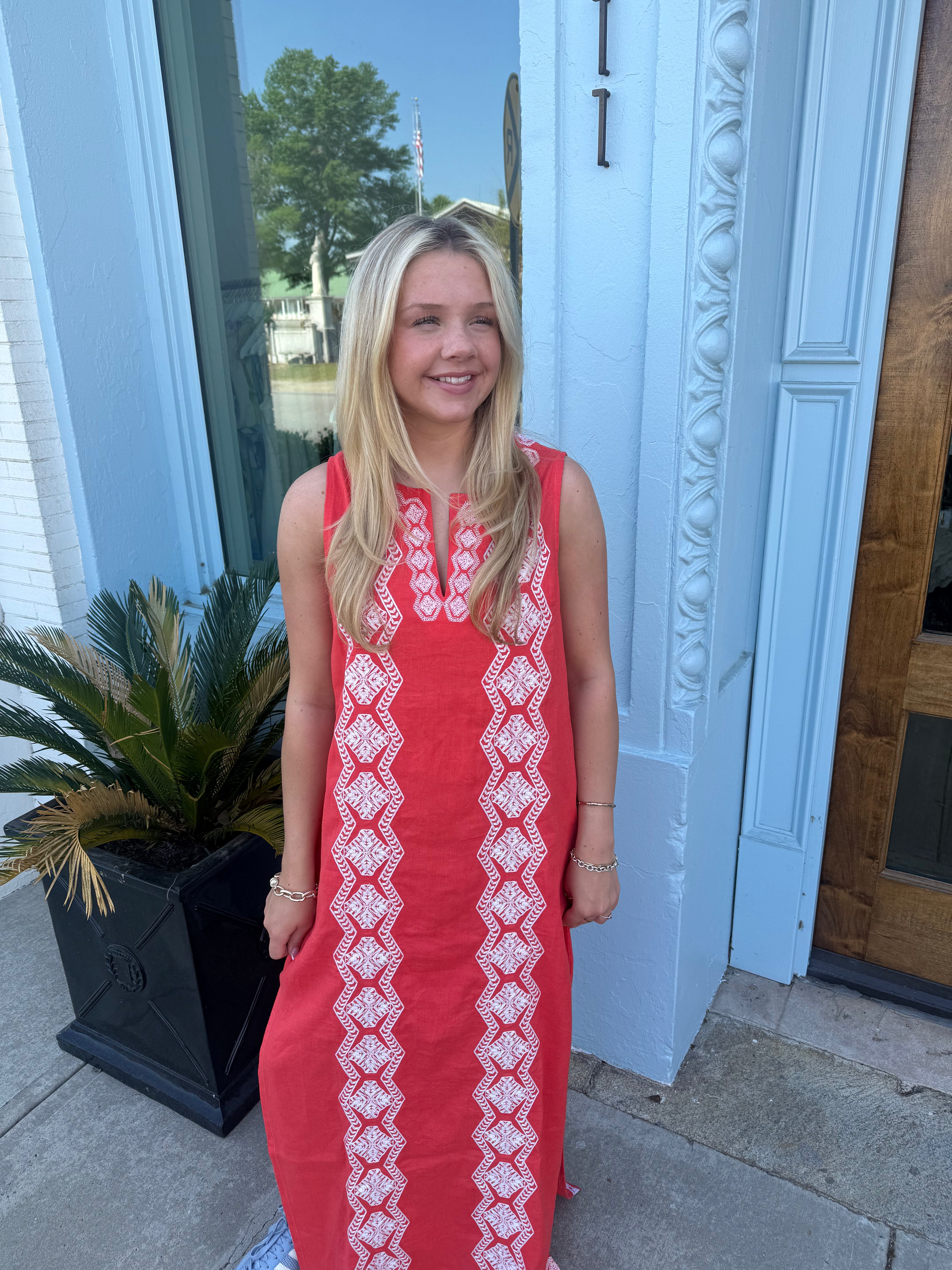 Coral Blythe Dress