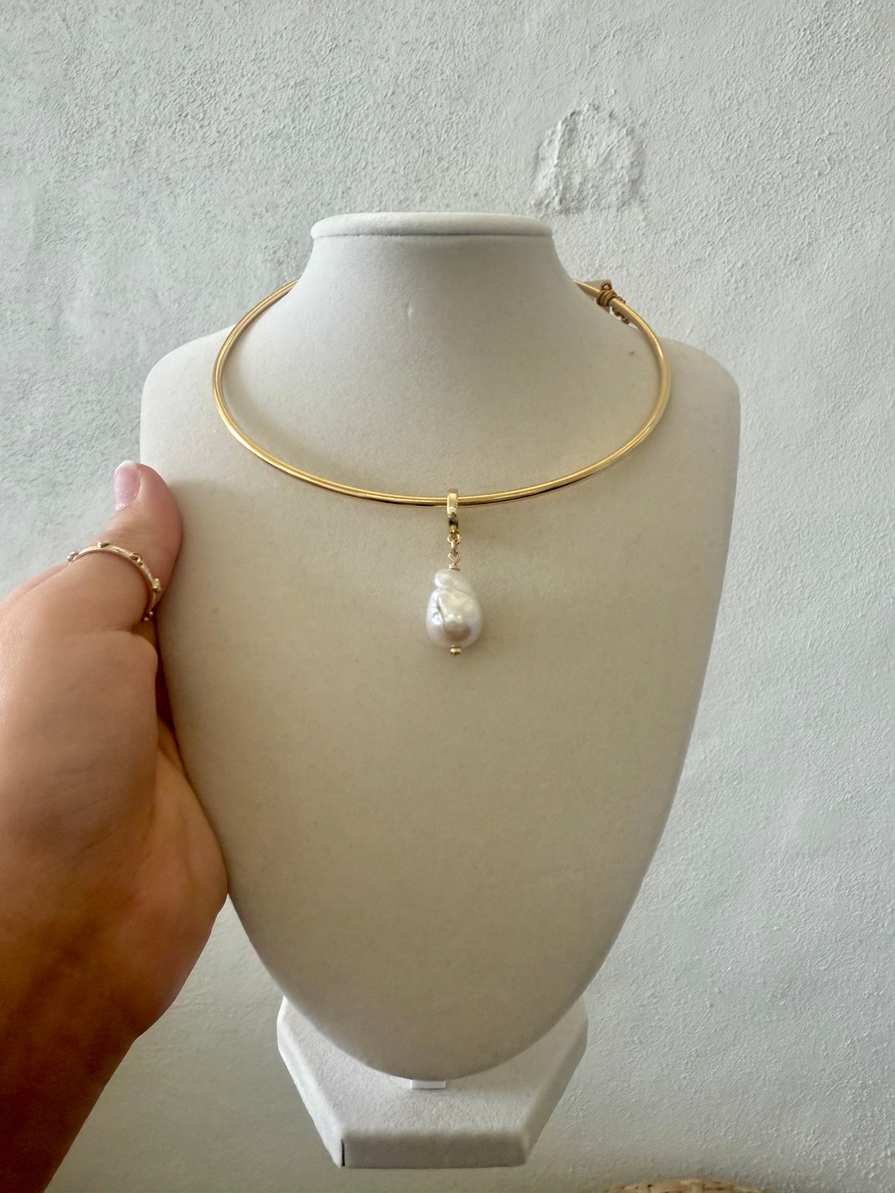 Knotty Bling - Baroque Pearl