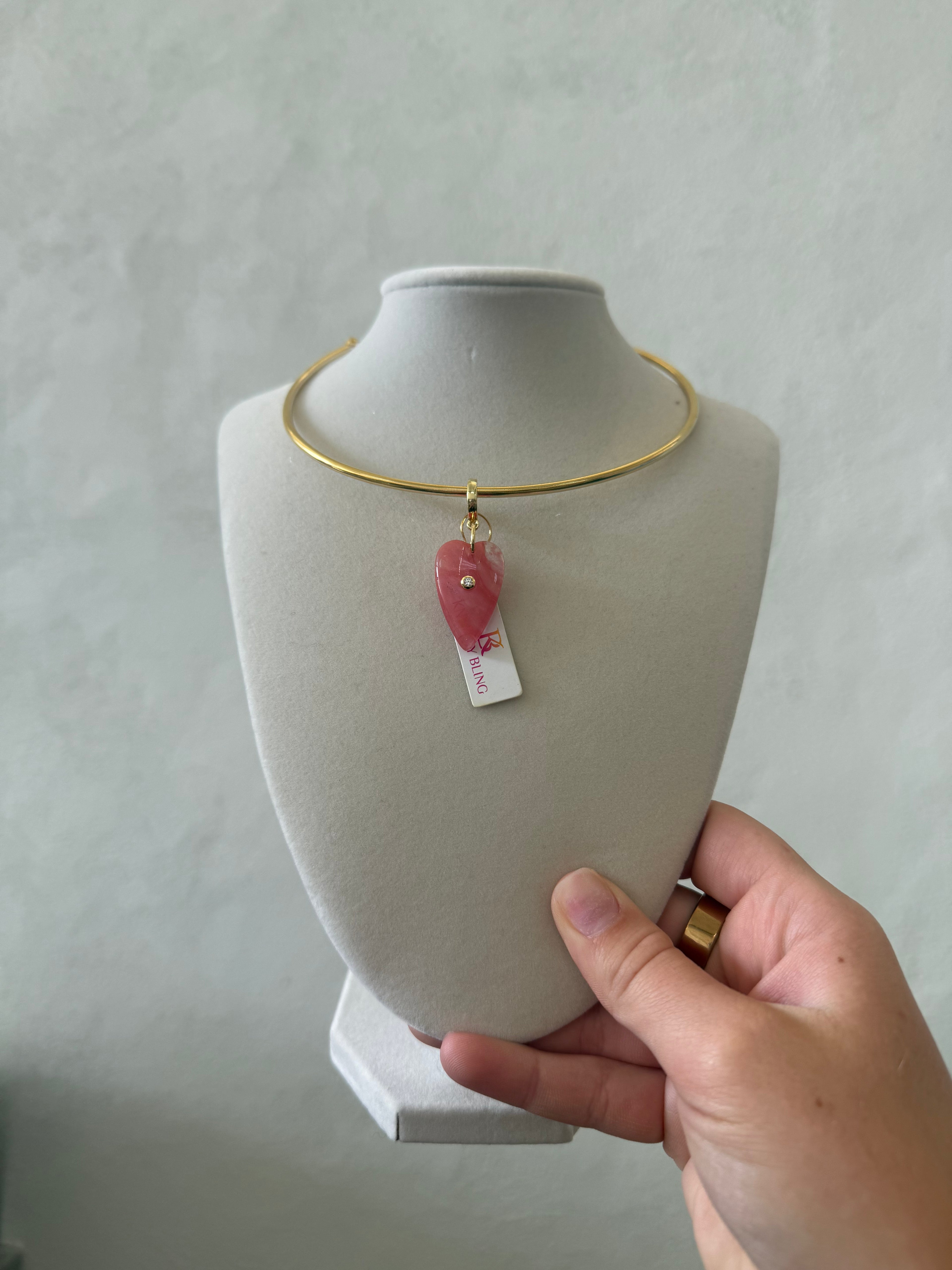 Knotty Bling - Watermelon Heart