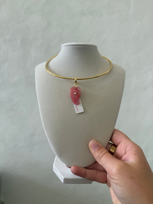 Knotty Bling - Watermelon Heart