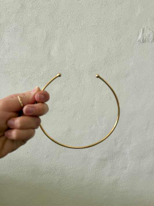 Knotty Bling - Gold Collar with Balls