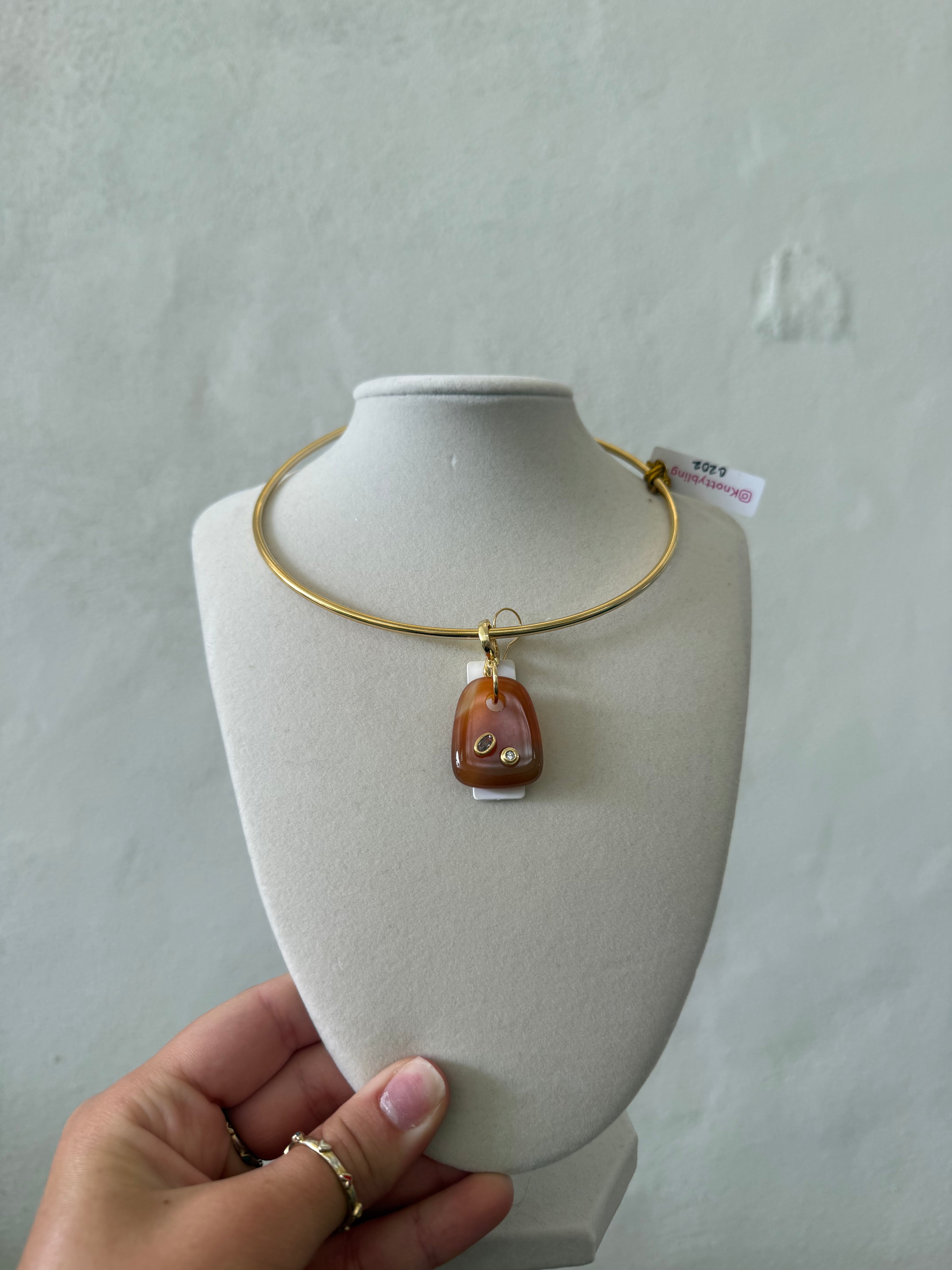 Knotty Bling - Brown