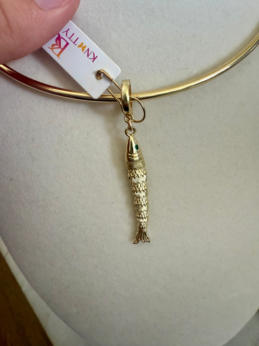 Knotty Bling - Fish Pendant