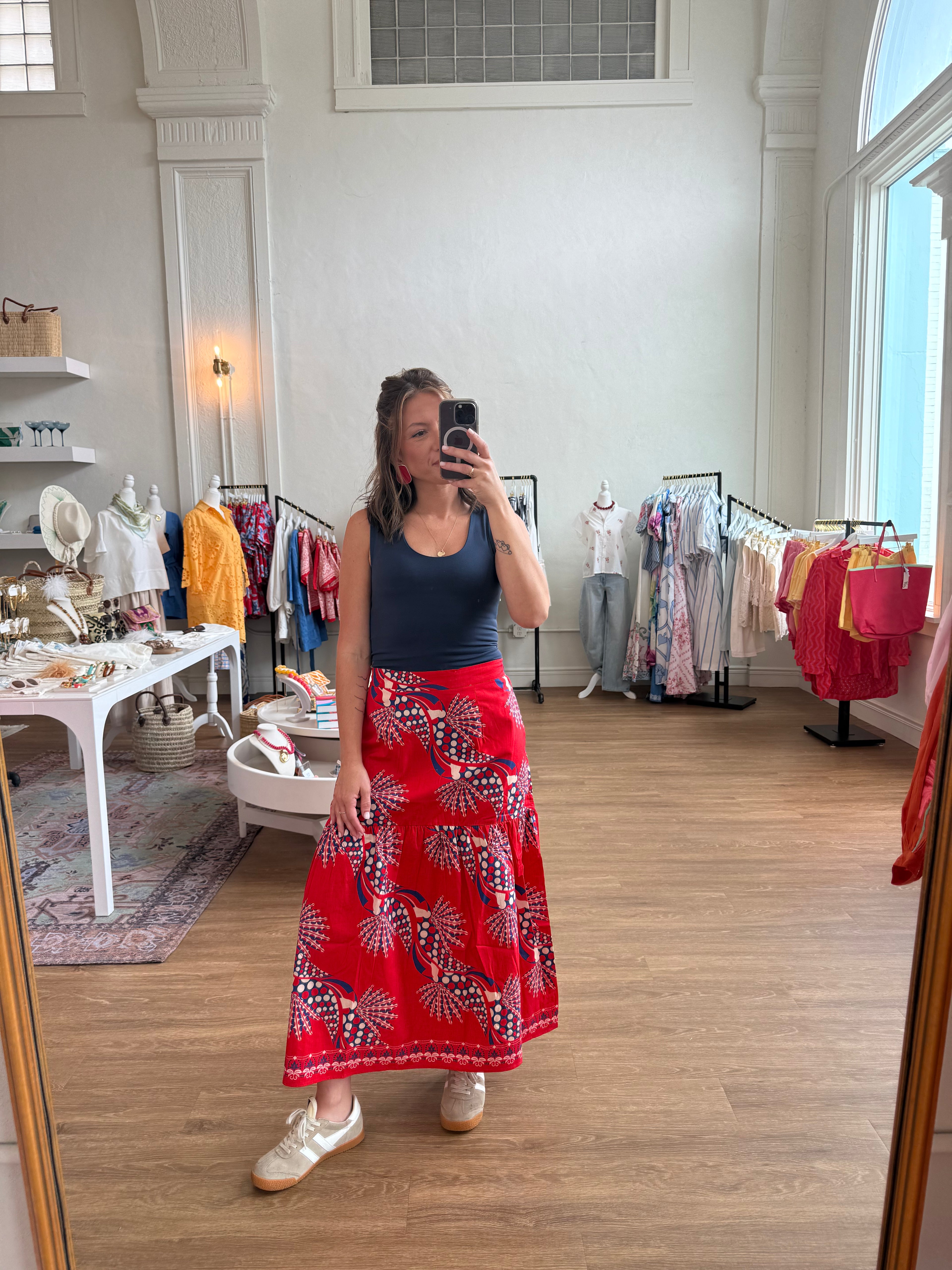 The Cove Skirt - Red
