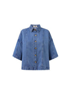 Short Sleeve Denim Shirt